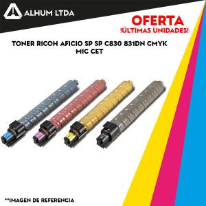 Toner Ricoh Aficio SP C830 831DN Colores Mic Cet